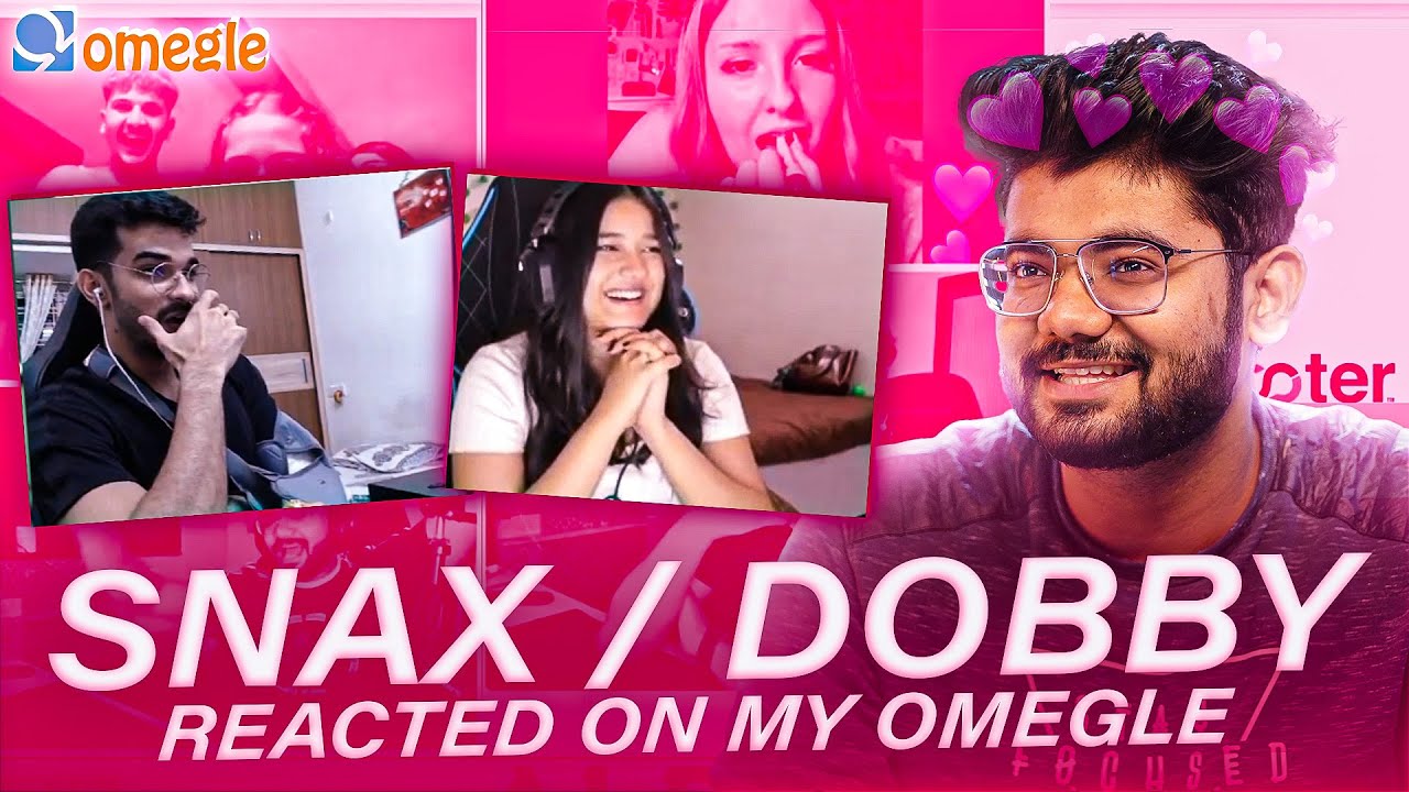 SNAX and DOBBY REACTS ON @AlphaClasher OMEGLE *CUTE REACTION*😂🤣