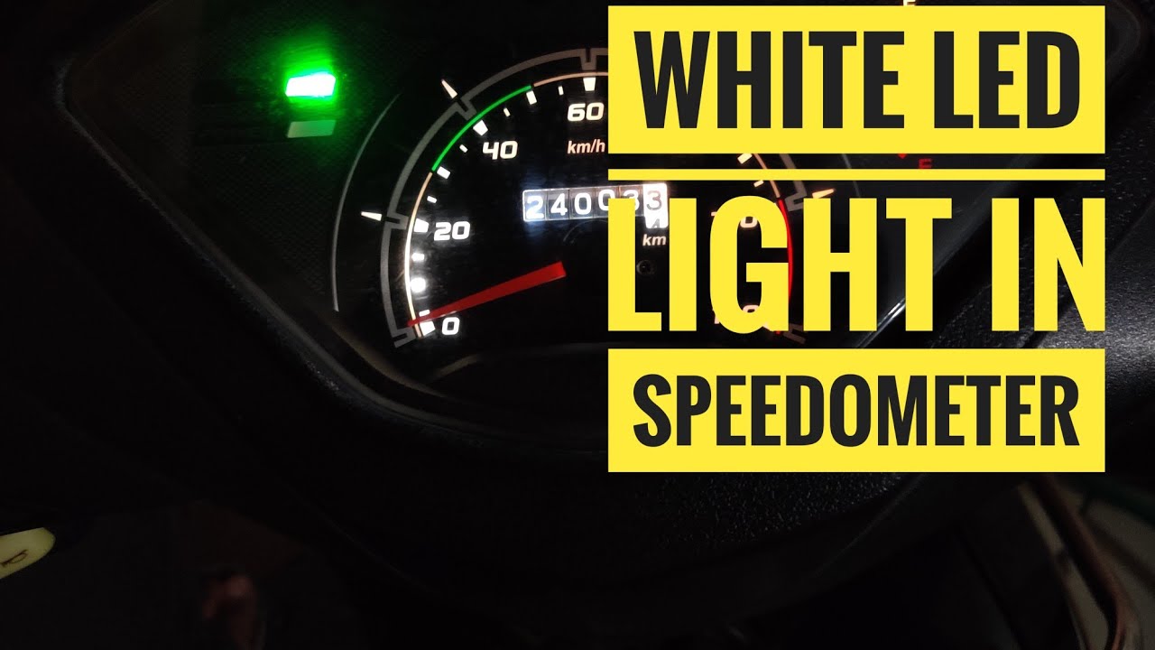 Installing White LED light in TVS Jupiter speedometer|Jupiter speedometer modification|
