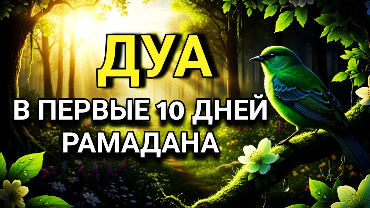 💙🔑 ДУА В ПЕРВЫЕ 10 ДНЕЙ РАМАДАНА ДЛЯ ИСПОЛНЕНИЯ ЖЕЛАНИЙ 🤲✨💯