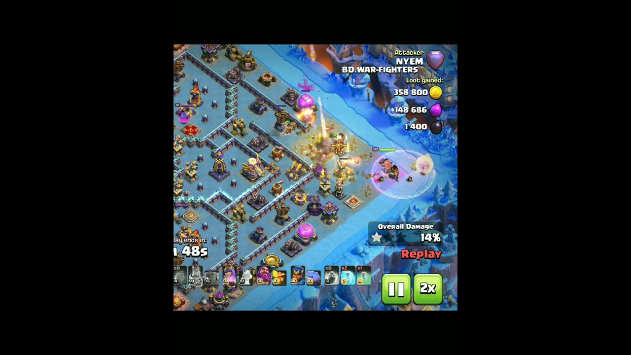Toxic Queen charge || #th15 #legendattacks #clashofclans #coc