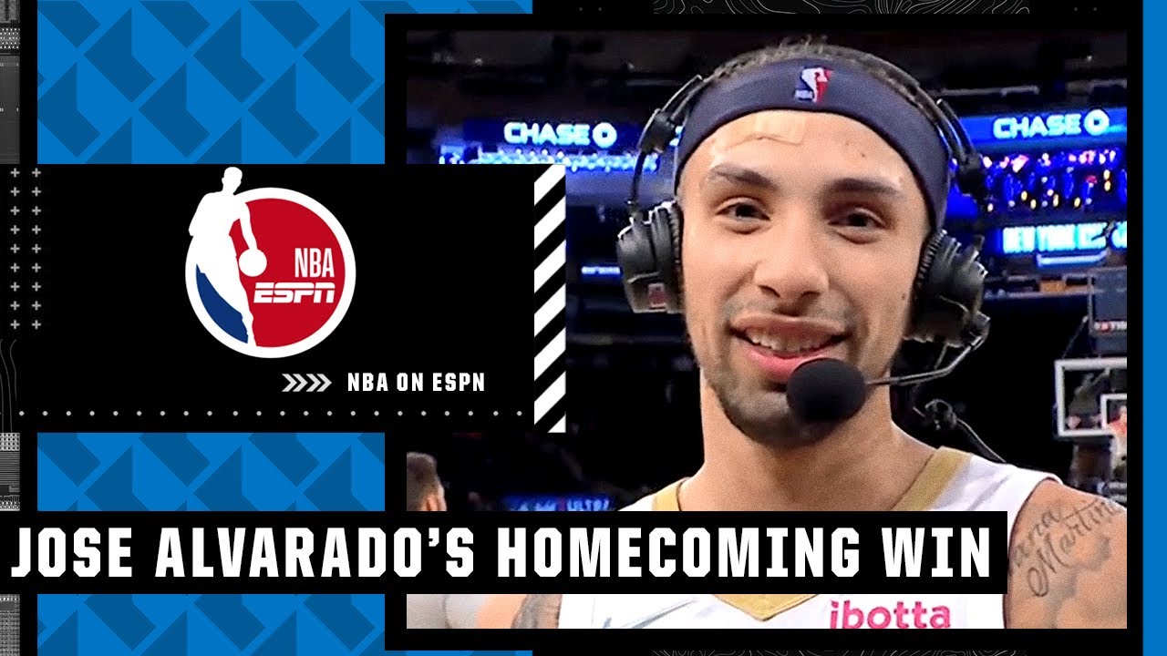 'It's a dream come true!' - Rookie Jose Alvarado EUPHORIC after first game in MSG | NBA on ESPN