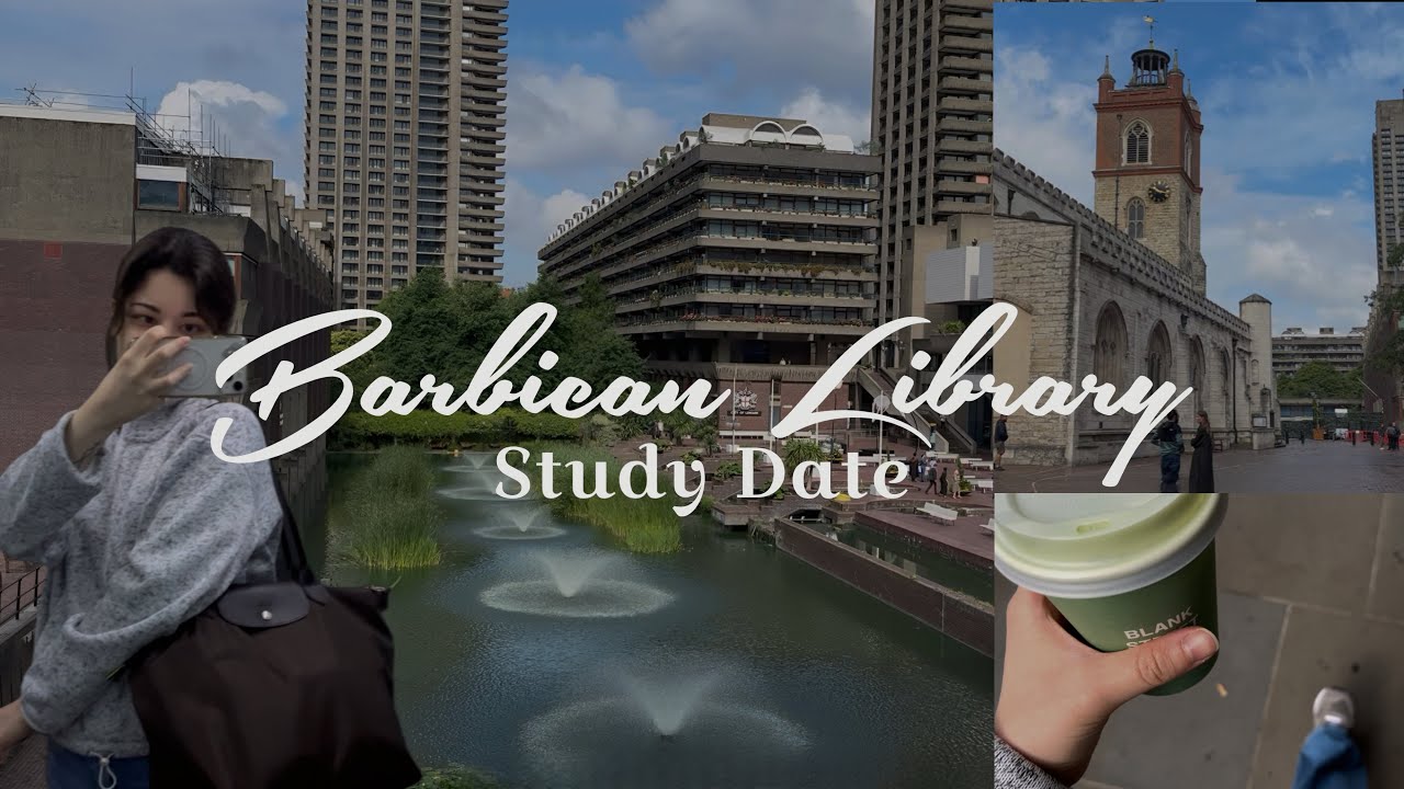 LDN | Vlog - Studying at Barbican Library