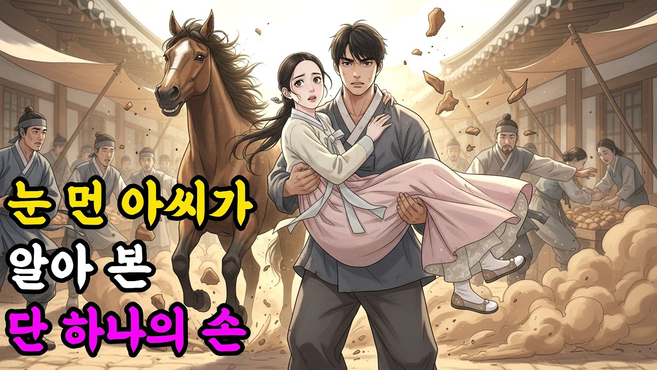 눈 먼 아씨가 자신을 세번이나 구해준 사람을 손을 보고 알아내는데,,,#시니어오디오북#조선야담#야담#감동드라마