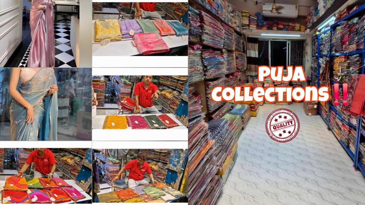 New Puja Collections at Howrah Maidan,  Maangla Haat‼️😍 | Silk Jimichu | Party Wear