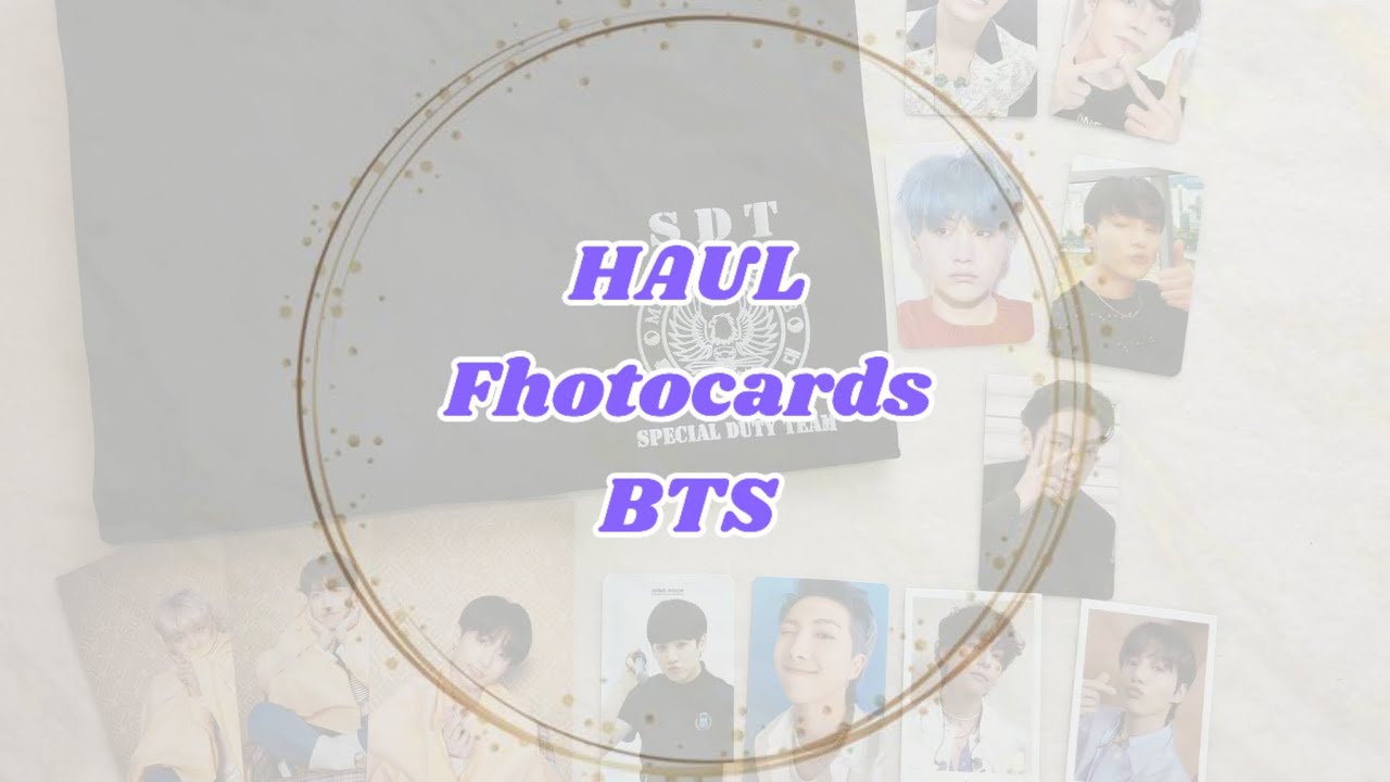 HAUL Fhotocards BTS \ Распаковка писем с картами BTS