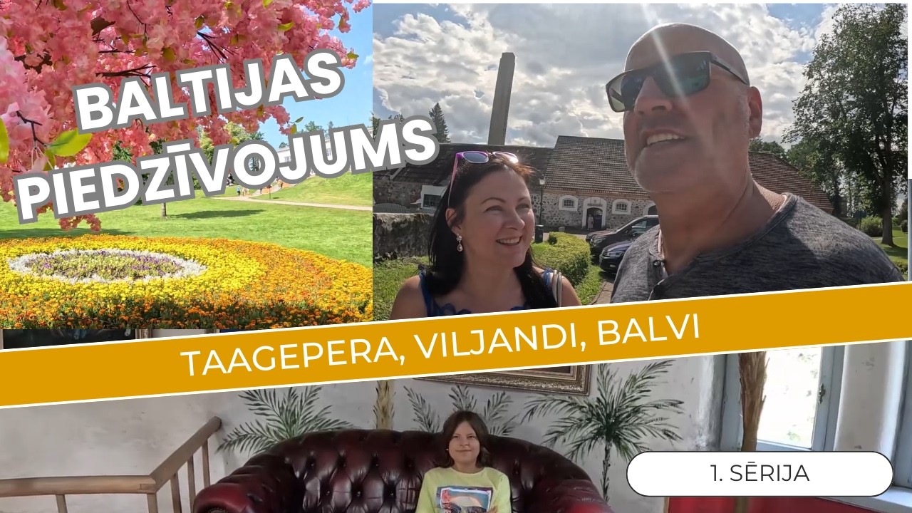 Baltijas roadtrip sākums! Taagepera pils, Viljandi un nakts Balvos