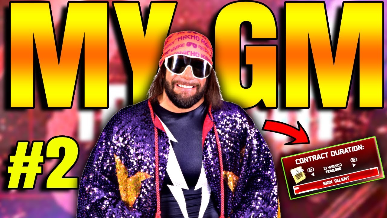 Я совершил грандиозное подписание в режиме MyGM в WWE 2K25 (эпизод 2)