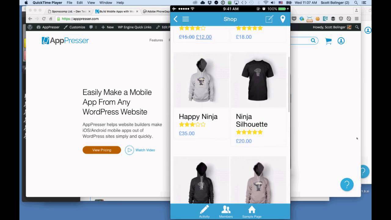 Full demo and walkthrough of AppPresser 2