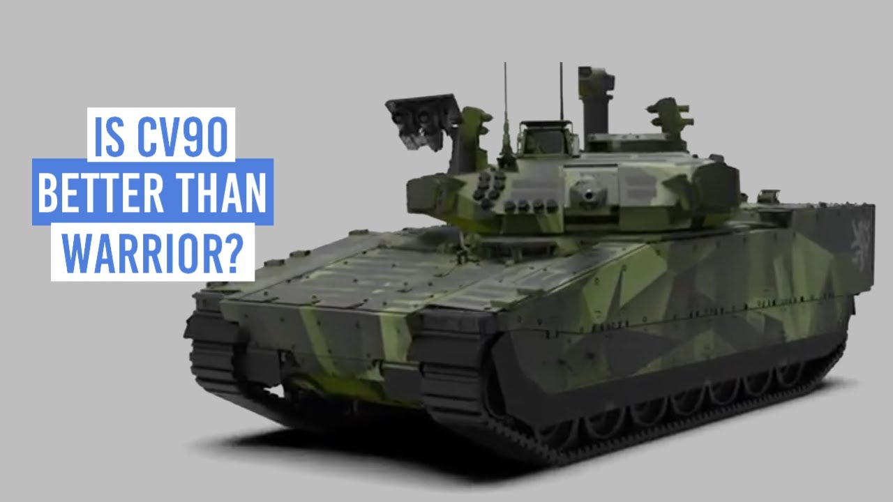 Боевая машина пехоты CV90 демонстрирует, что может произойти с БМП Warrior британской армии.