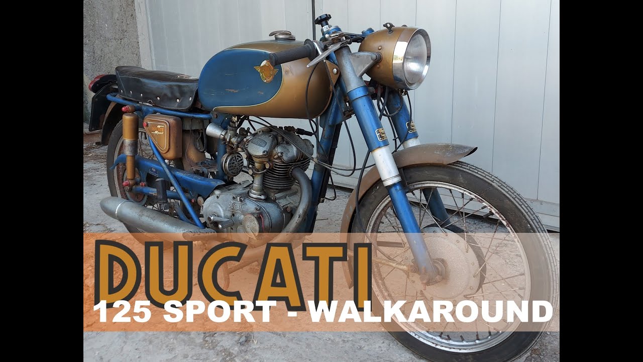 DUCATI 125 SPORT complete detailed walkaround