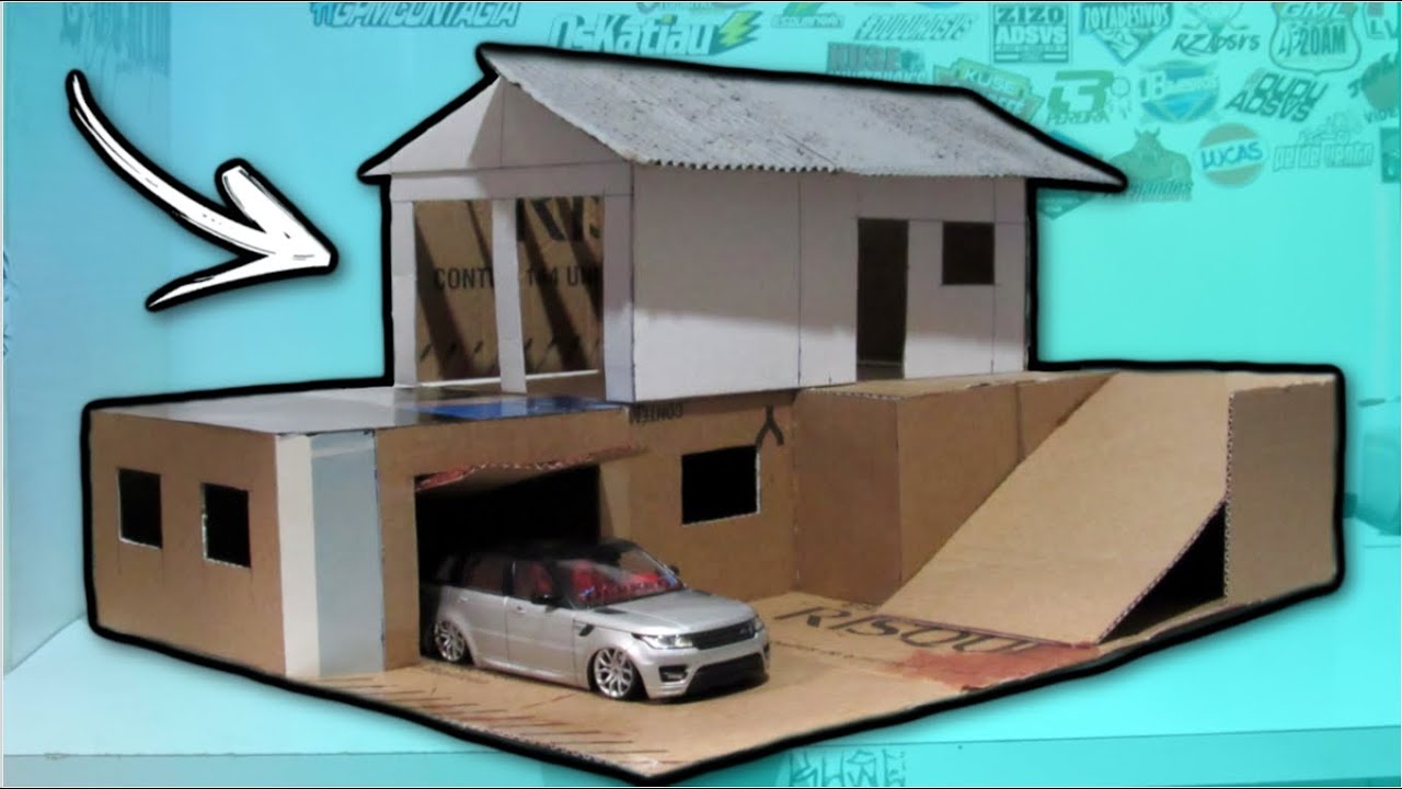 FIZ MINHA CASA DE PAPELÃO 📦
