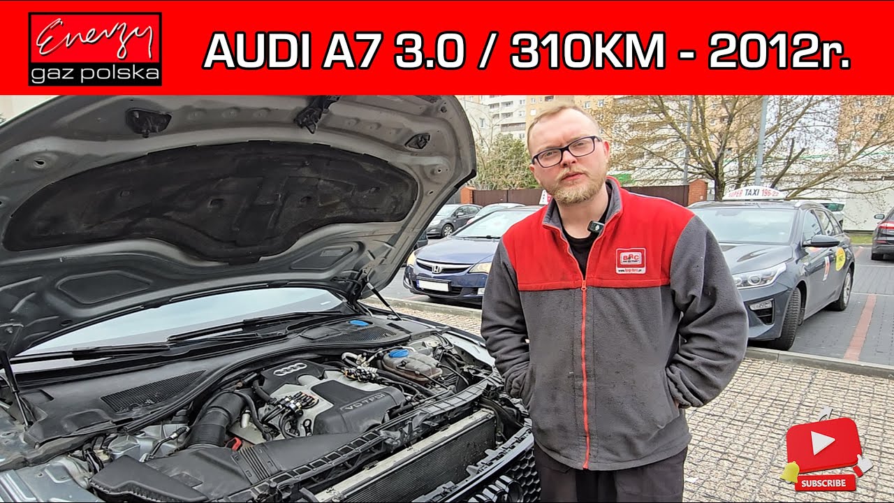 MONTAŻ LPG AUDI A7 3.0 310KM BEZPOŚREDNI WTRYSK 2012R NA GAZ BRC MAESTRO W ENERGY GAZ POLSKA
