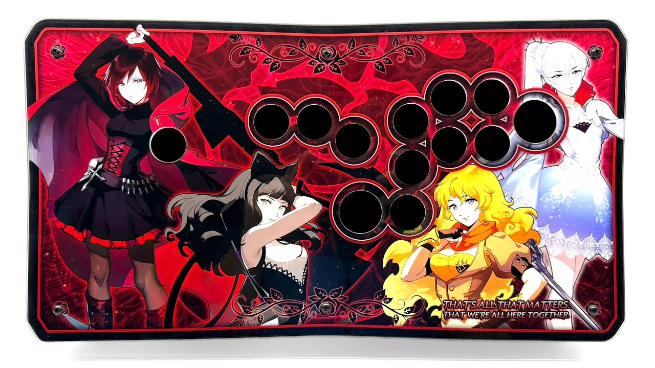 RWBY Themed DIY Fightstick Enclosure Build