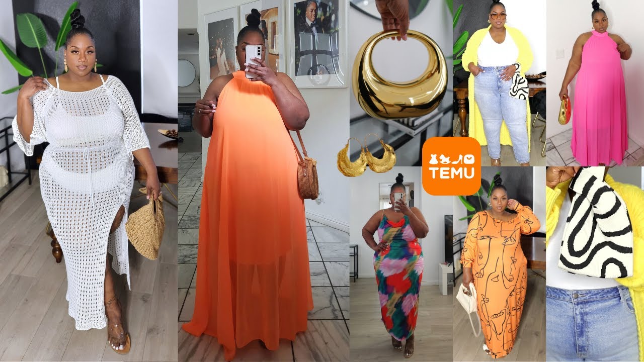 Yall I'm IMPRESSED! FIRST *plus size* Temu Clothing Haul! Spring 2024