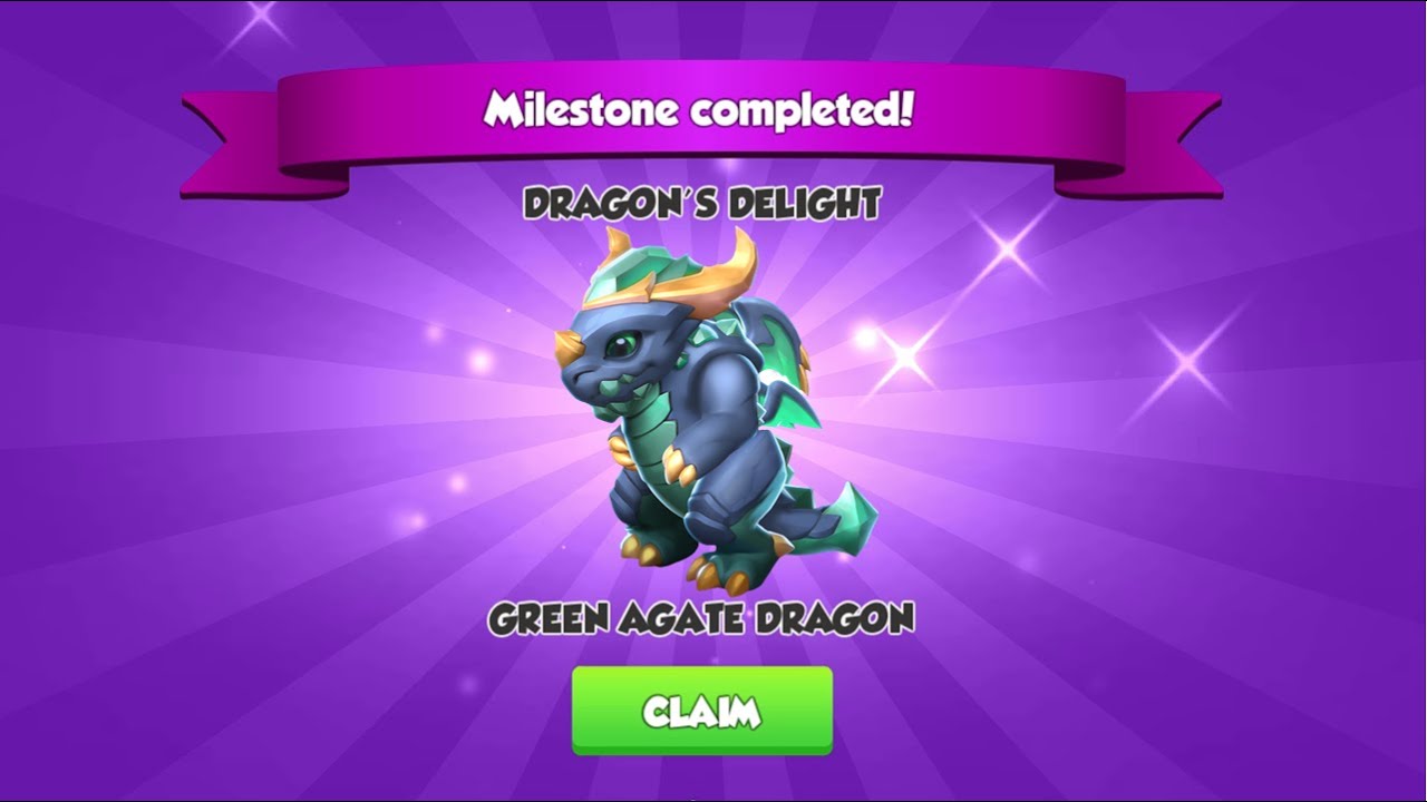 Finished Green Agate Dragon Delight event-Dragon Mania Legends | Unlikely and Green Agate Event