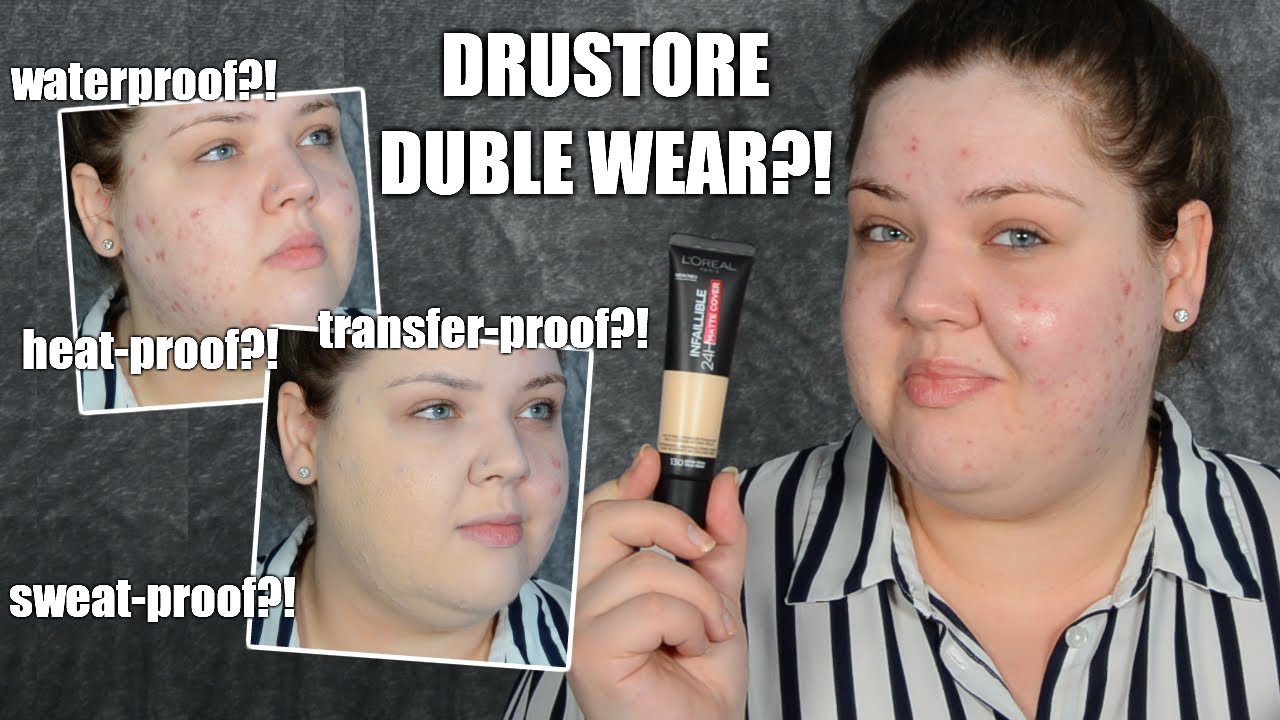 L'OREAL INFALLIBLE 24HR MATTE COVER FOUNDATION TESTED ON OILY, ACNE PRONE SKIN