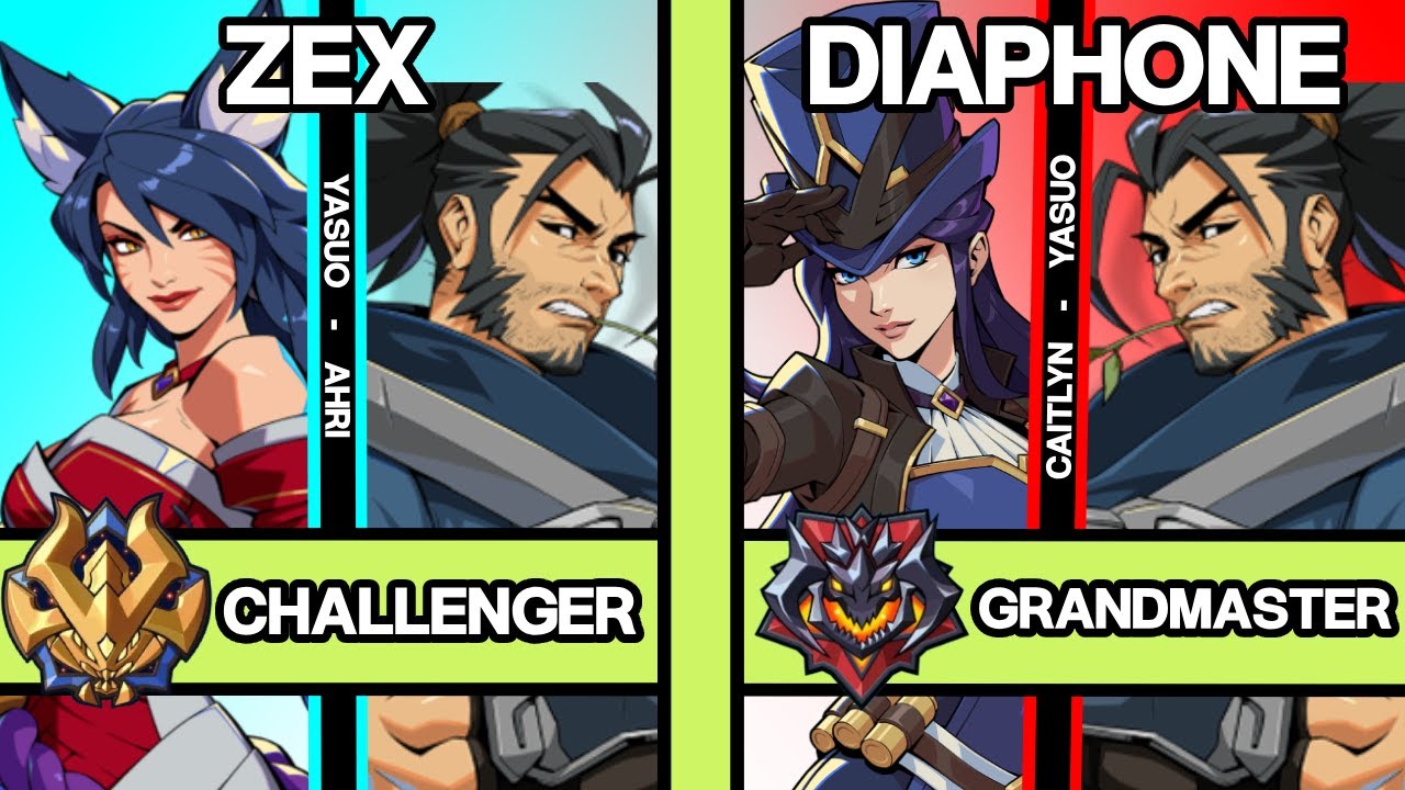 2XKO ▰ DIAPHONE (Caitlyn-Yasuo) vs ZEX (Yasuo-Ahri) ▰ 2XKO Pro Replays