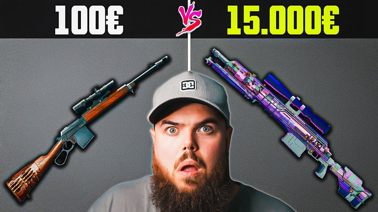100€ VS 15.000€ SNIPER In Warzone
