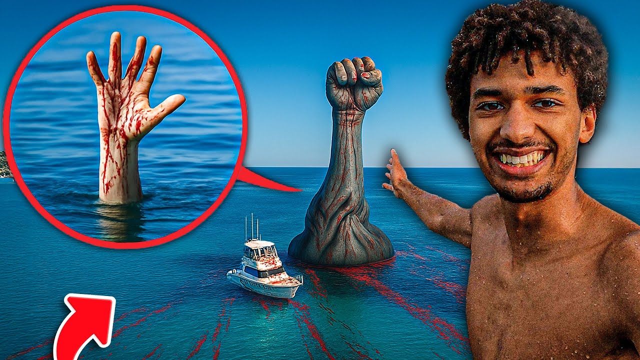 ДРОН ЗАФИКСИРОВАЛ морское чудовище «РУКА» в МОРЕ в РЕАЛЬНОЙ ЖИЗНИ… это опасно