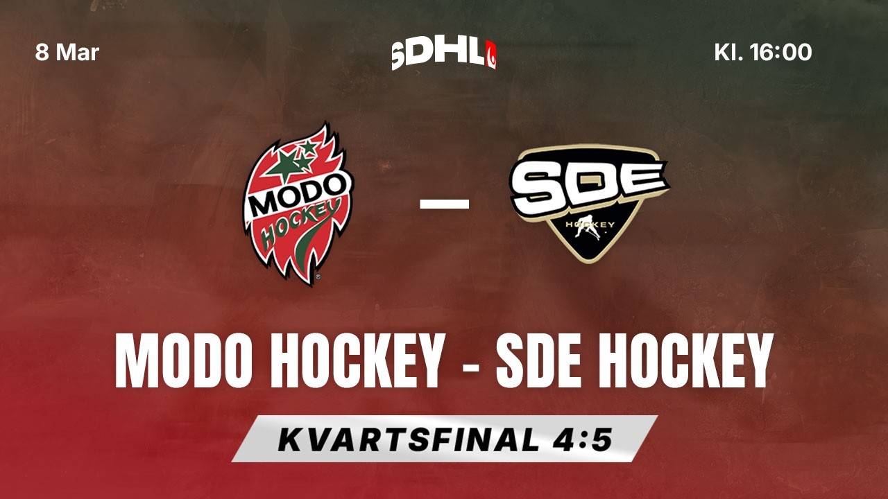SDHL: MoDo Hockey - SDE Hockey | Hägglunds Arena | Säsong 25/26