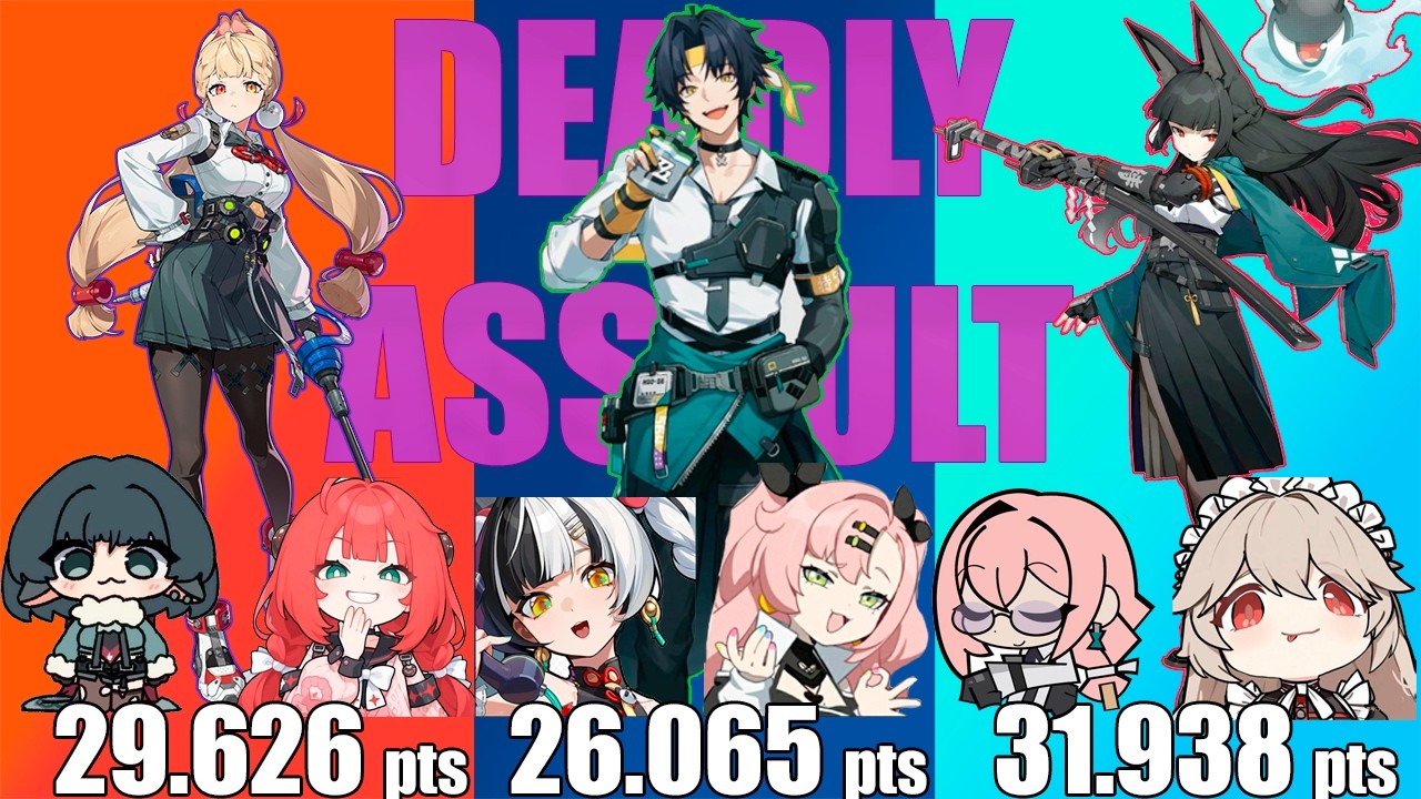 Deadly Assault 2.6 | Alice, Harumasa, Miyabi | Zenless Zone Zero