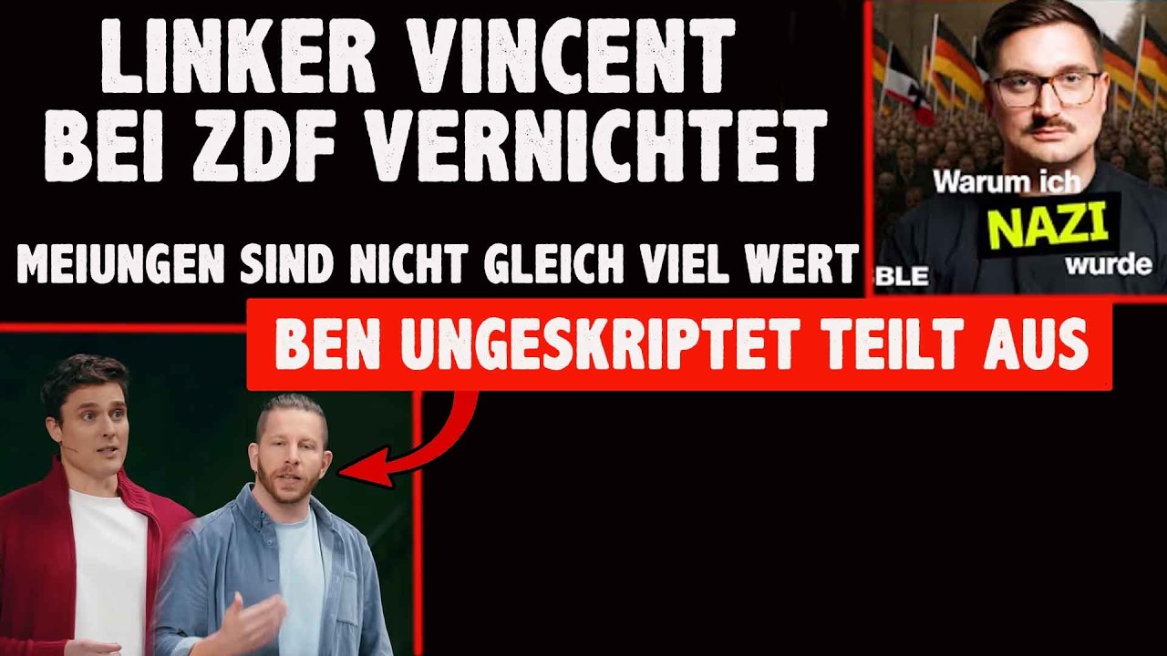 Linker VINCENT öffentlich VERNICHTET Meinungen sind nichts WERT