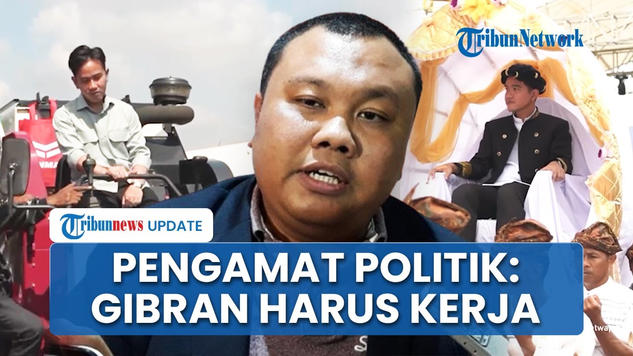 Pengamat Politik Kritik Gibran Setahun Jadi Wapres: Harus Dipaksa Kerja Kalo Ga Buang Duit Negara