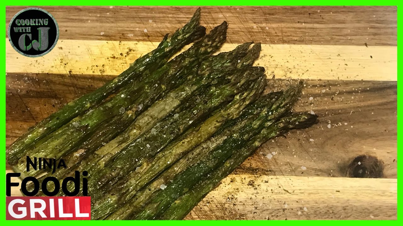 GRILLED ASPARAGUS ON THE NINJA FOODI GRILL! | Ninja Foodi Grill Recipes
