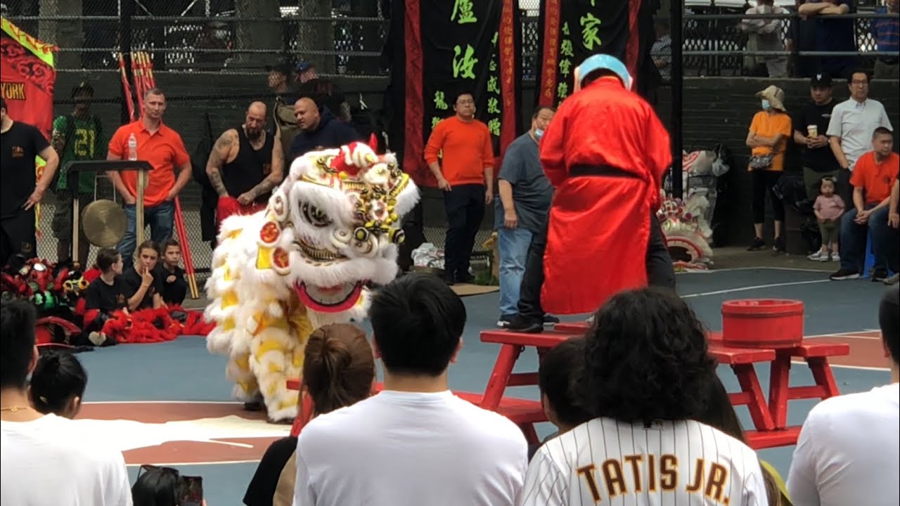 Lion Dance at Sara D. Roosevelt Park NYC 2023 Chinatown