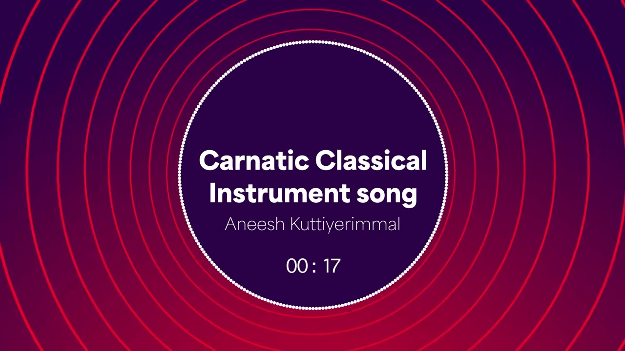 Traditional Carnatic Music  Raga Nattai Performance  Classical South Indian Composition