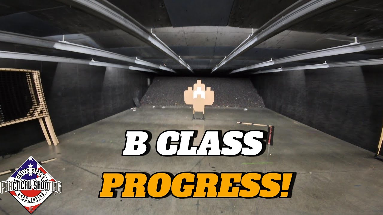 B Class Progress | Indoor USPSA Classifier Match