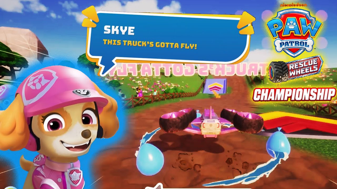 This Truck´s Gotta Fly | Skye´s Great Race in Patrol Rescue Wheels: Championship