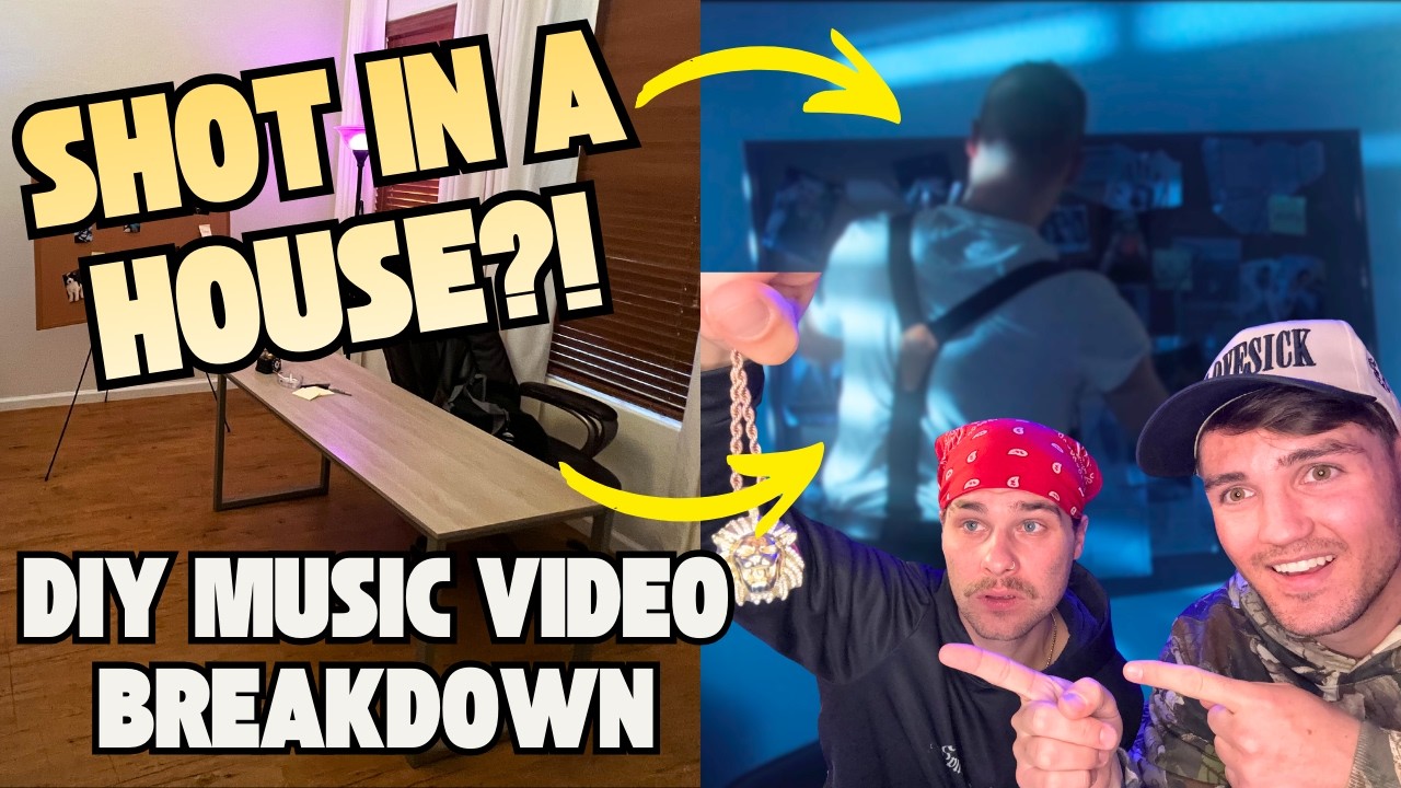 How to Make a Cinematic Music Video at Home (Friends, Props, Lighting)
