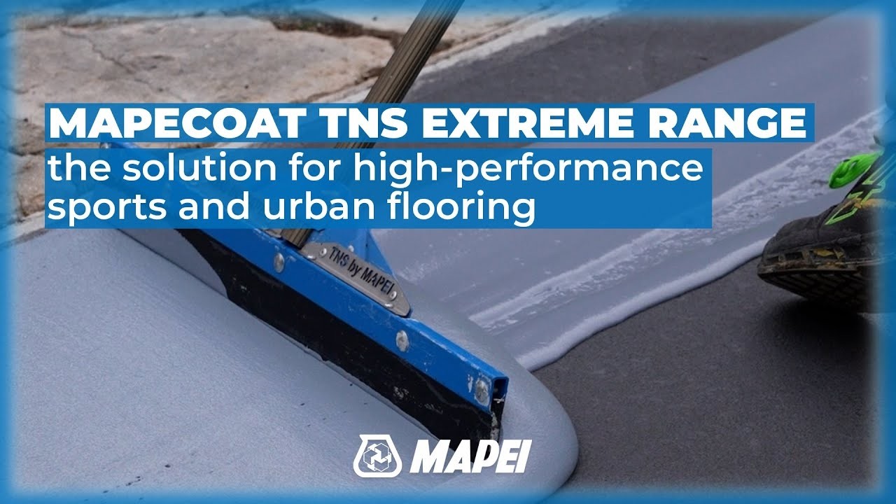 Mapecoat TNS Extreme range | Fast-drying resins for sports center and urban area surfaces | Mapei