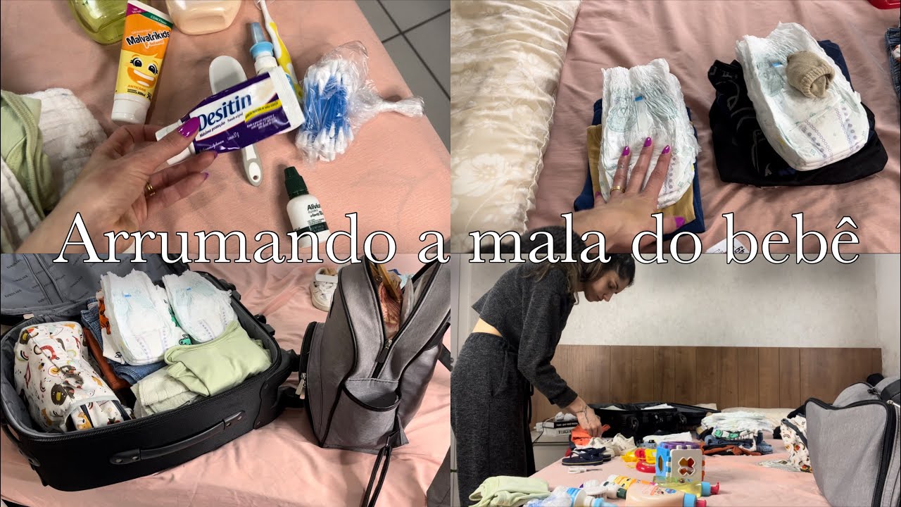 ARRUMANDO A MALA DO BEBÊ PARA VIAJAR + DICAS 👶🏼🧳 |Ana Paula de Costa