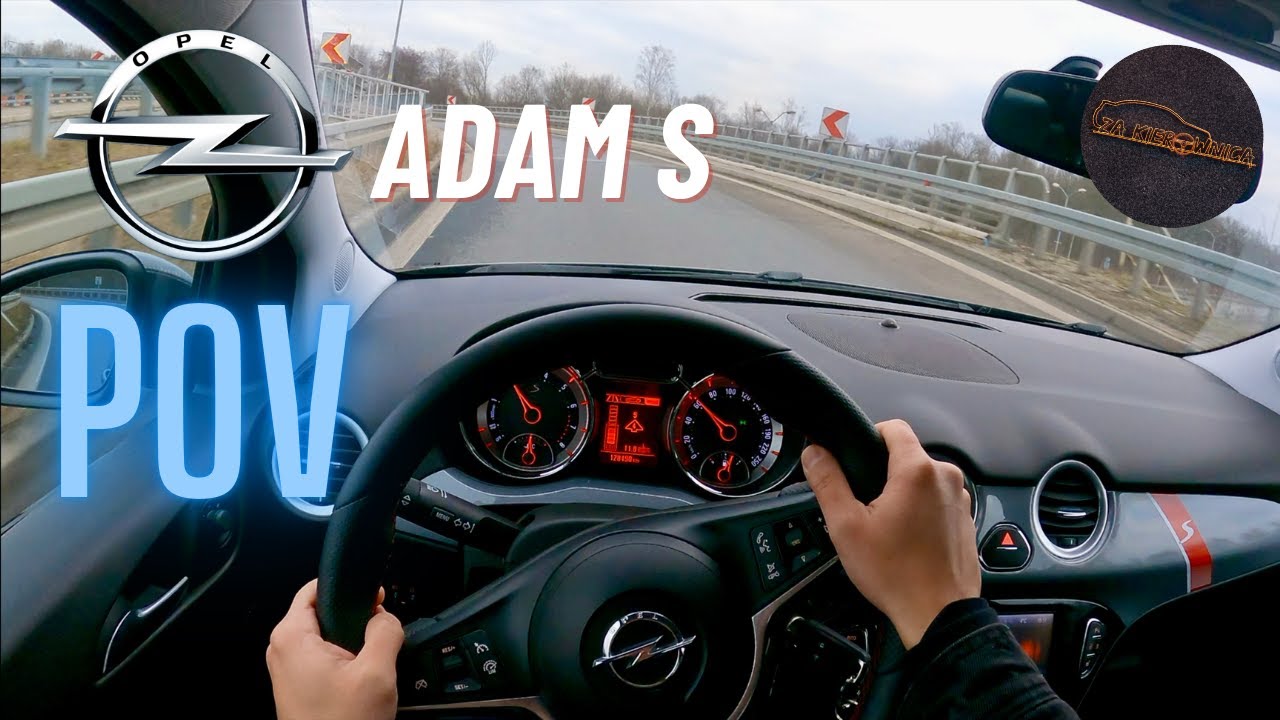 2015 Opel Adam S  1.4 Turbo Ecotec (1.5 150 HP) | POV Test Drive