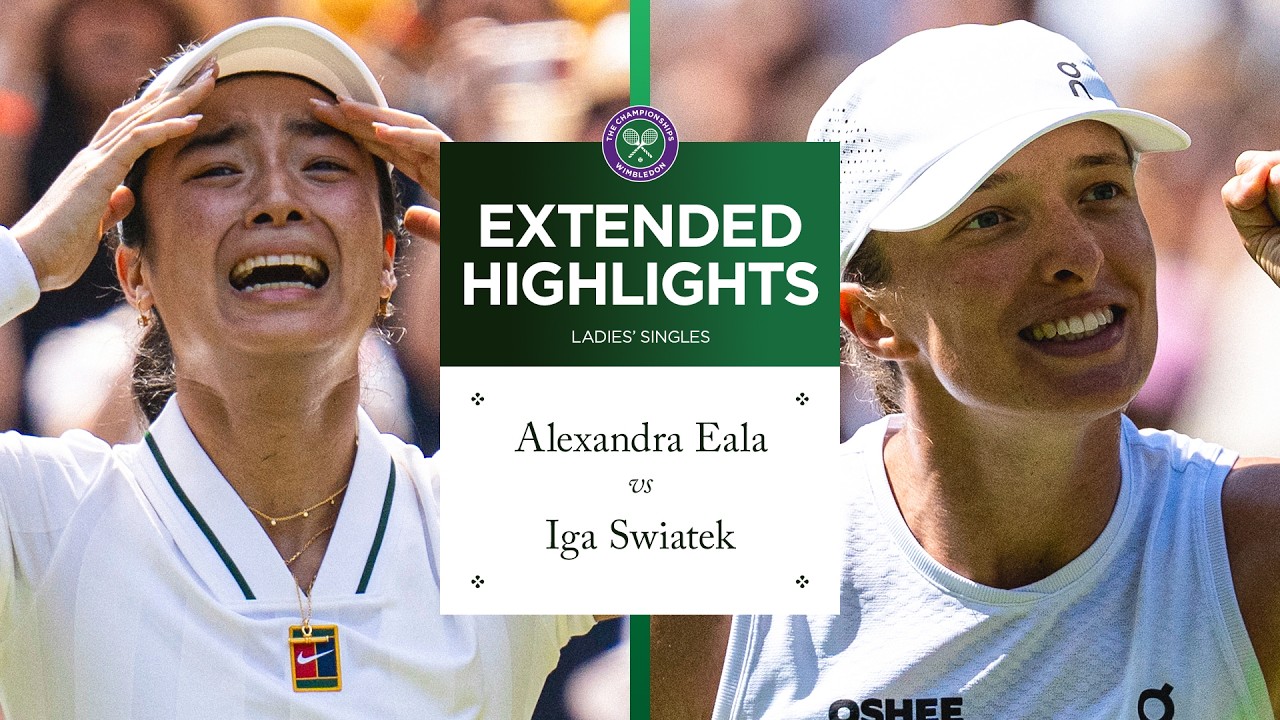 HISTORIC WIN! 🇵🇭 | Alexandra Eala vs Iga Swiatek | Extended Highlights | Wimbledon 2026