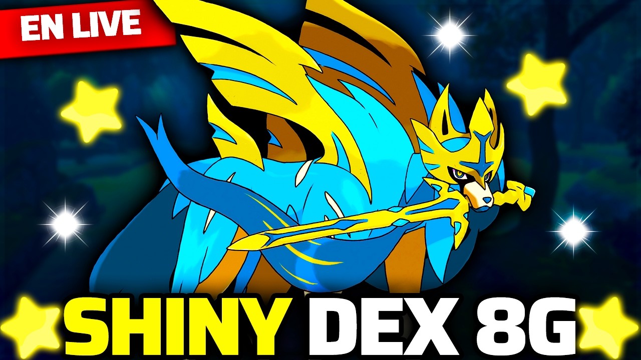 [LIVE🔴] OBJECTIF: FINIR LE SHINYDEX 8G !  POKÉMON ÉPÉE & BOUCLIER SHINY HUNTING ✨  [1/323]