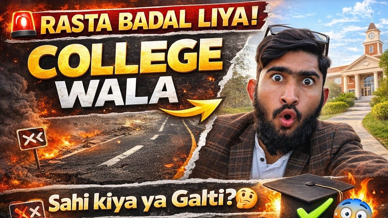 Rasta Badal Lya College Vala🫣😧#shorts#ytshorts#foryou#viral#trending
