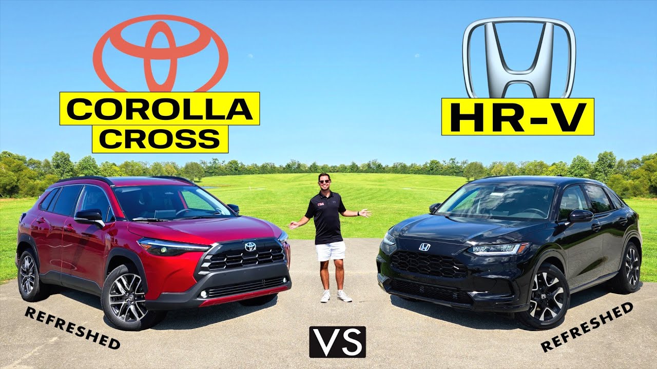 ДОСТУПНЫЕ КРОССОВЕРЫ! — Toyota Corolla Cross 2026 года против Honda HR-V 2026 года: сравнение