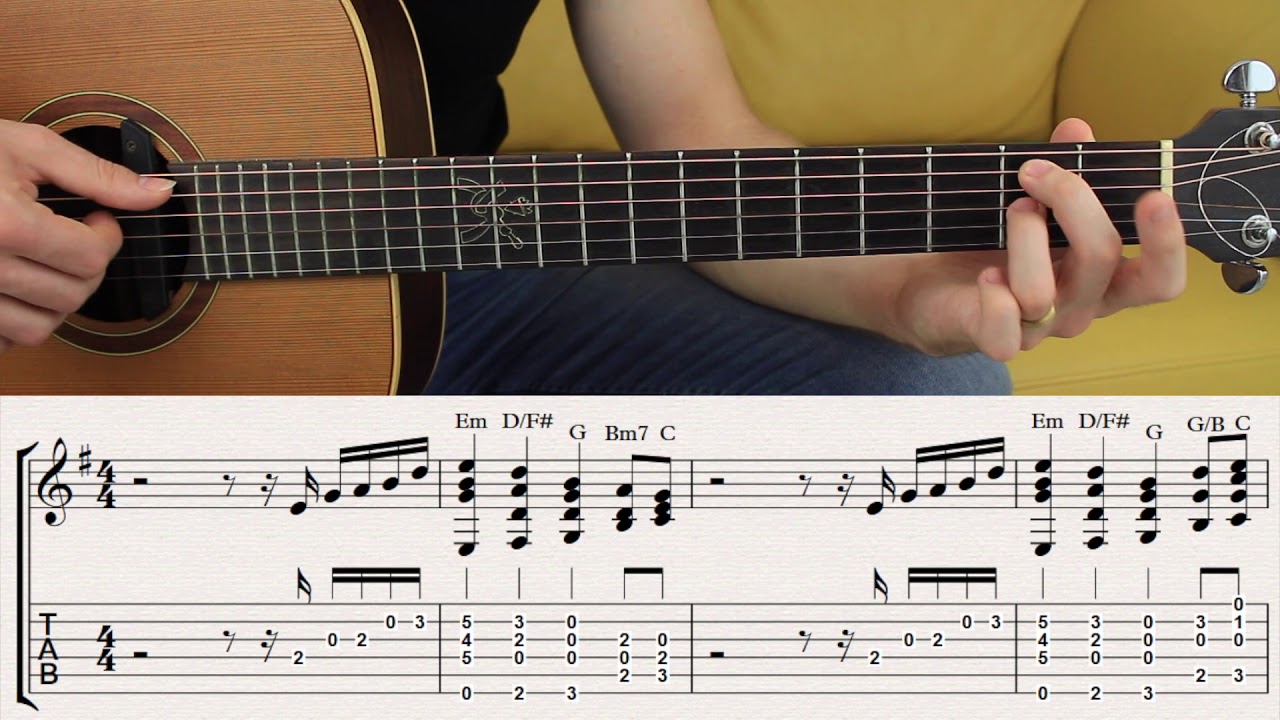 Chords that Sound like A melody E minor | Chord Melody in E minor