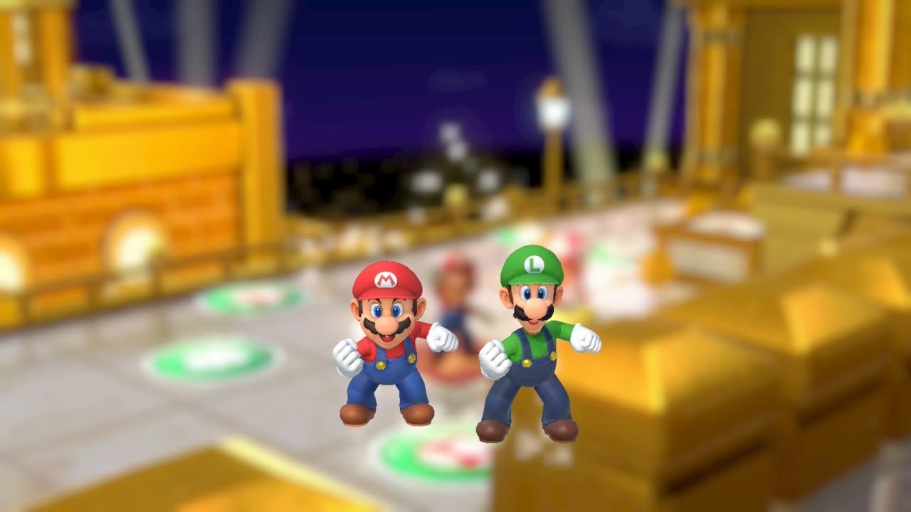 Super Mario Party Partner Party #64 Tantalizing Tower Toys Mario & Luigi vs Bowser & Bowser Jr