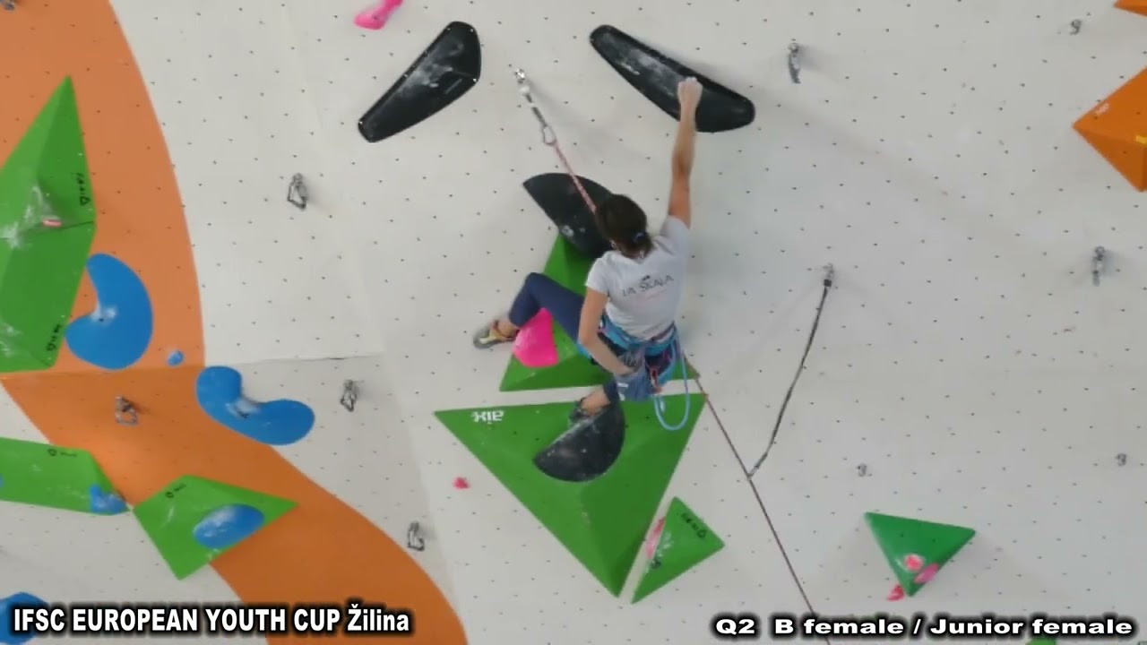 IFSC YOUTH EUROPEAN CUP ŽILINA 2024 Q2 B female / Junior female