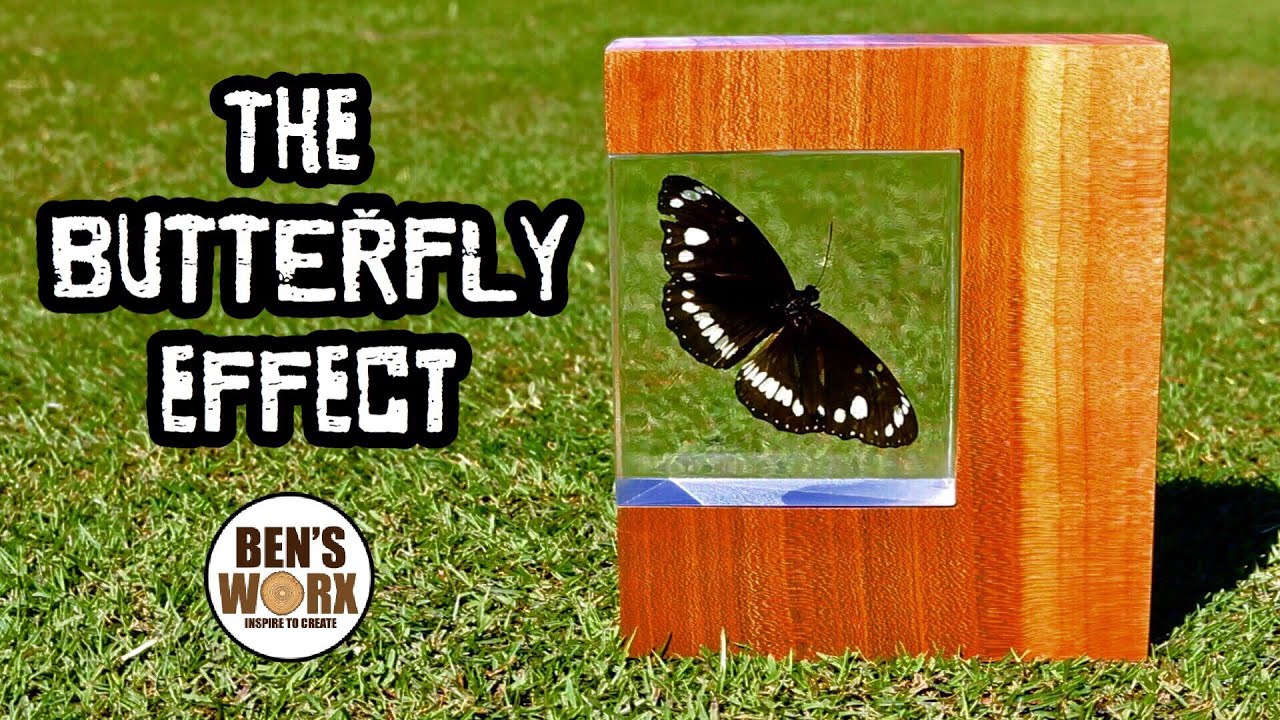 Making The Butterfly Effect with LED's - Insect in Resin