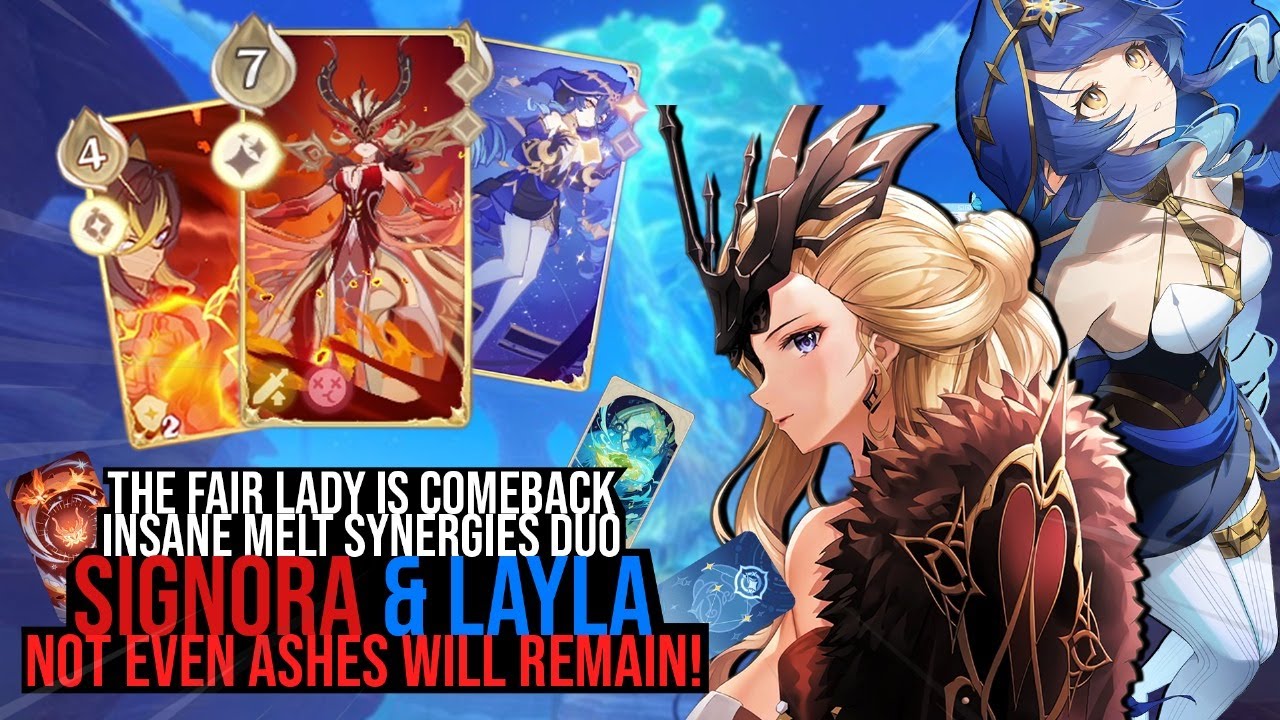 Signora and Layla Are Fantastic Duo | Signora Genshin TCG
