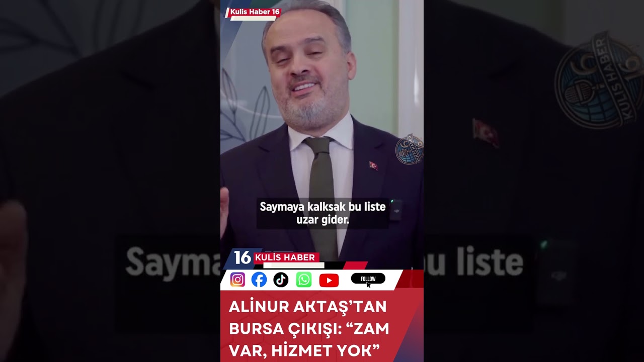 Bursa’da Ne Oluyor? Aktaş’tan Bozbey Yönetimine Sert Eleştiriler #bursa