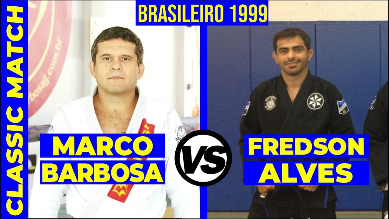 OLD SCHOOL BJJ MATCH: Marco Barbosa vs Fredson Alves BRASILEIRO 1999