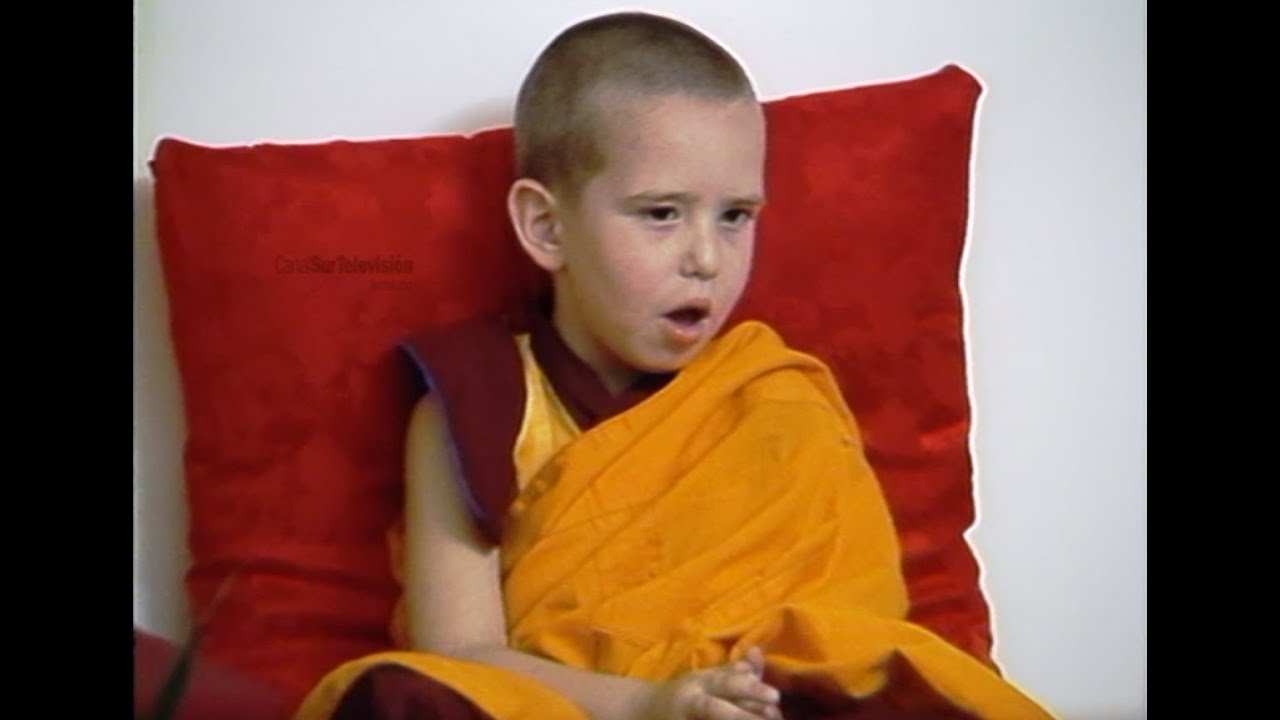 Niño lama español, Osel Hita Torres, en Hong Kong (1989)