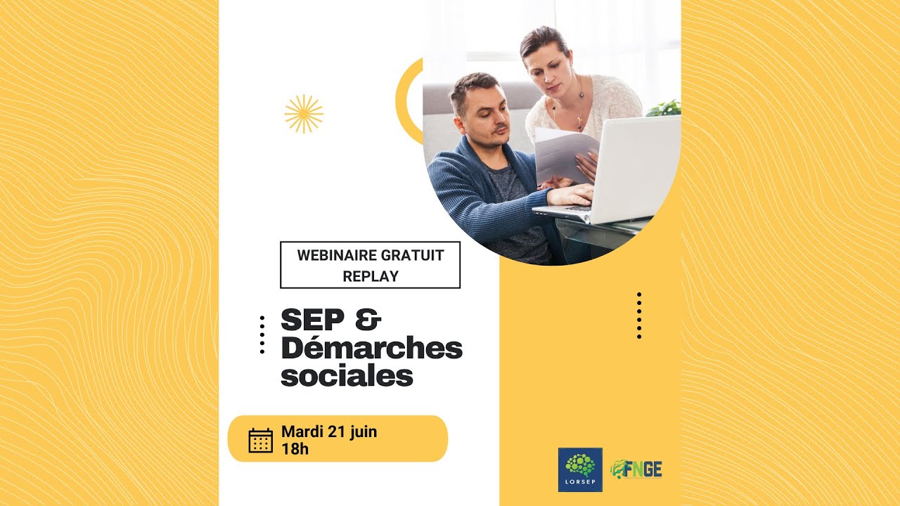 Wébinaire LORSEP - SEP et démarches sociales