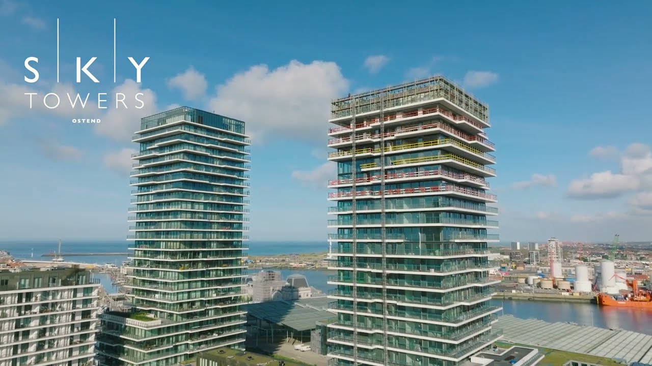SKY Towers Oostende - Dronebeelden oktober 2024